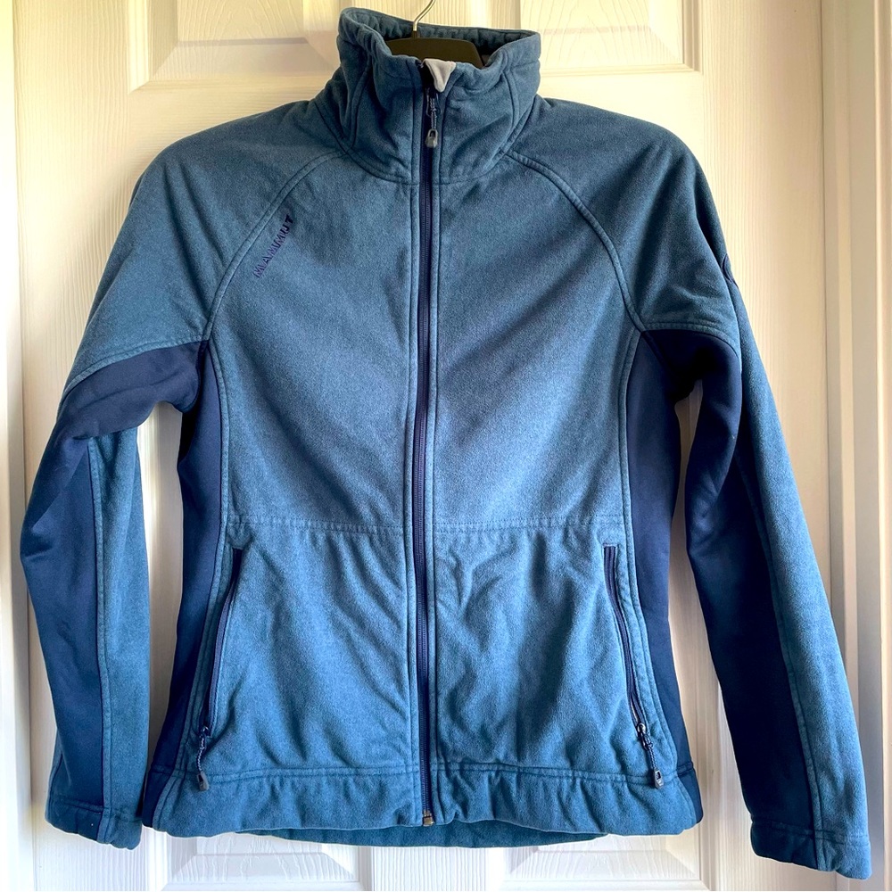 Mammut Blue Two-Tone Fleece Jacket